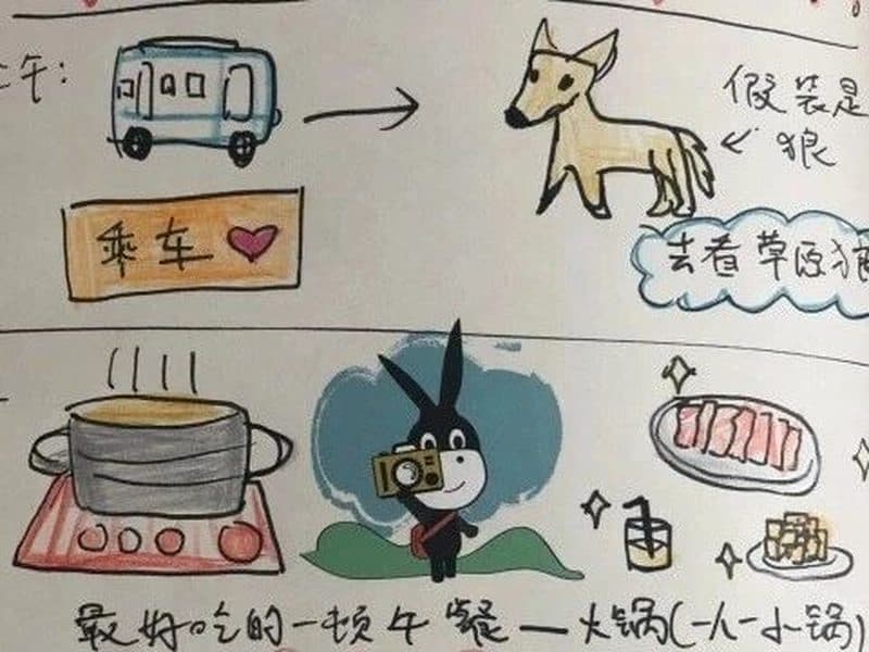 驴屋旅途故事 2018征文▪游记09|张欣宜《手绘▪呼伦贝尔草原行》